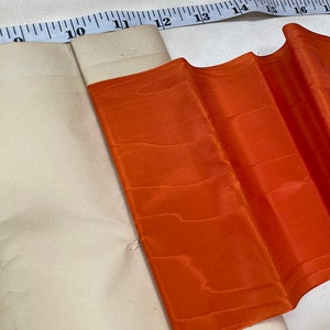 Rare silk moire ribbon 5 wide image 4