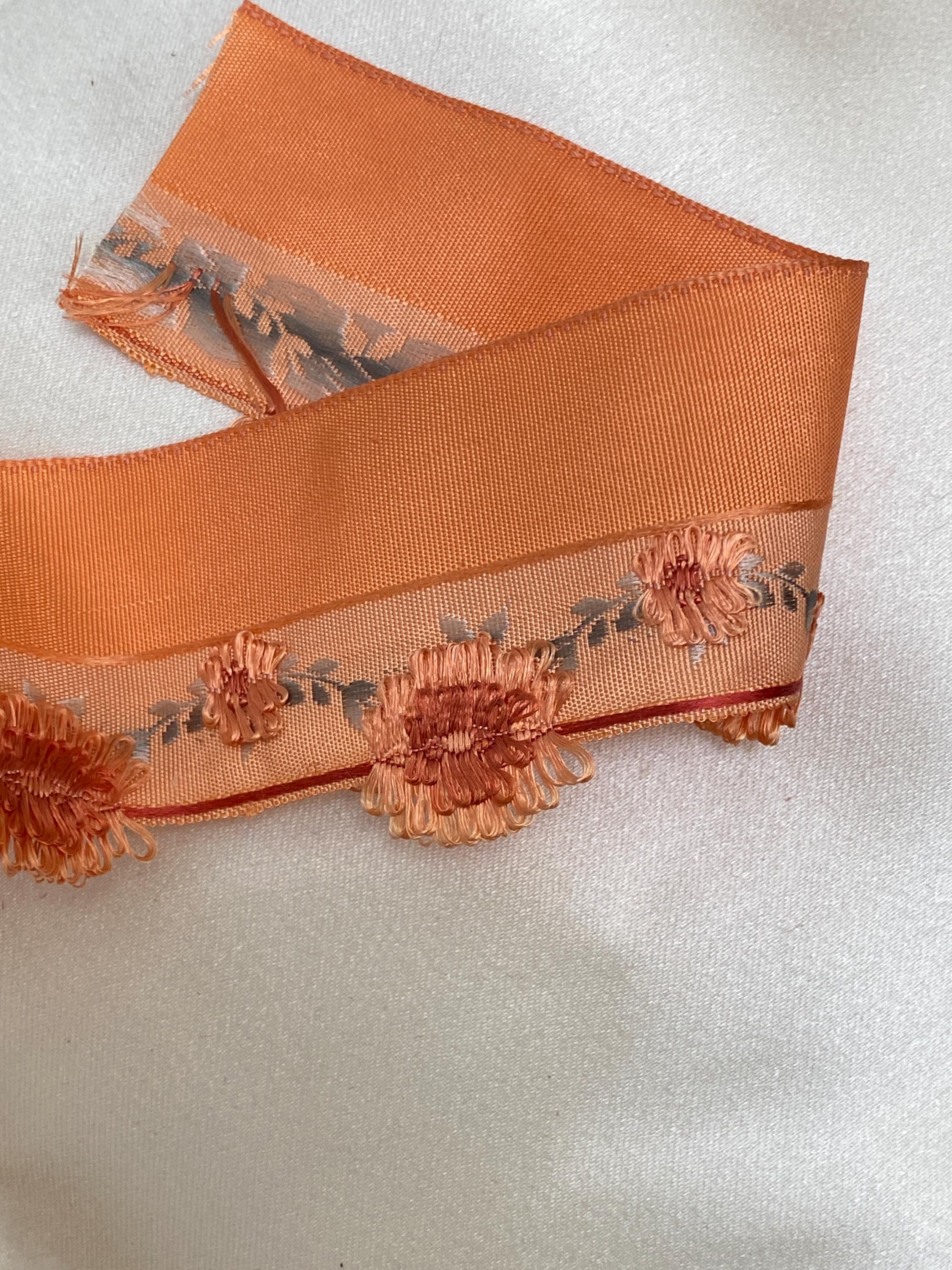 Rare Silk Antique Authentic Ribbon Work Ribbon - Etsy