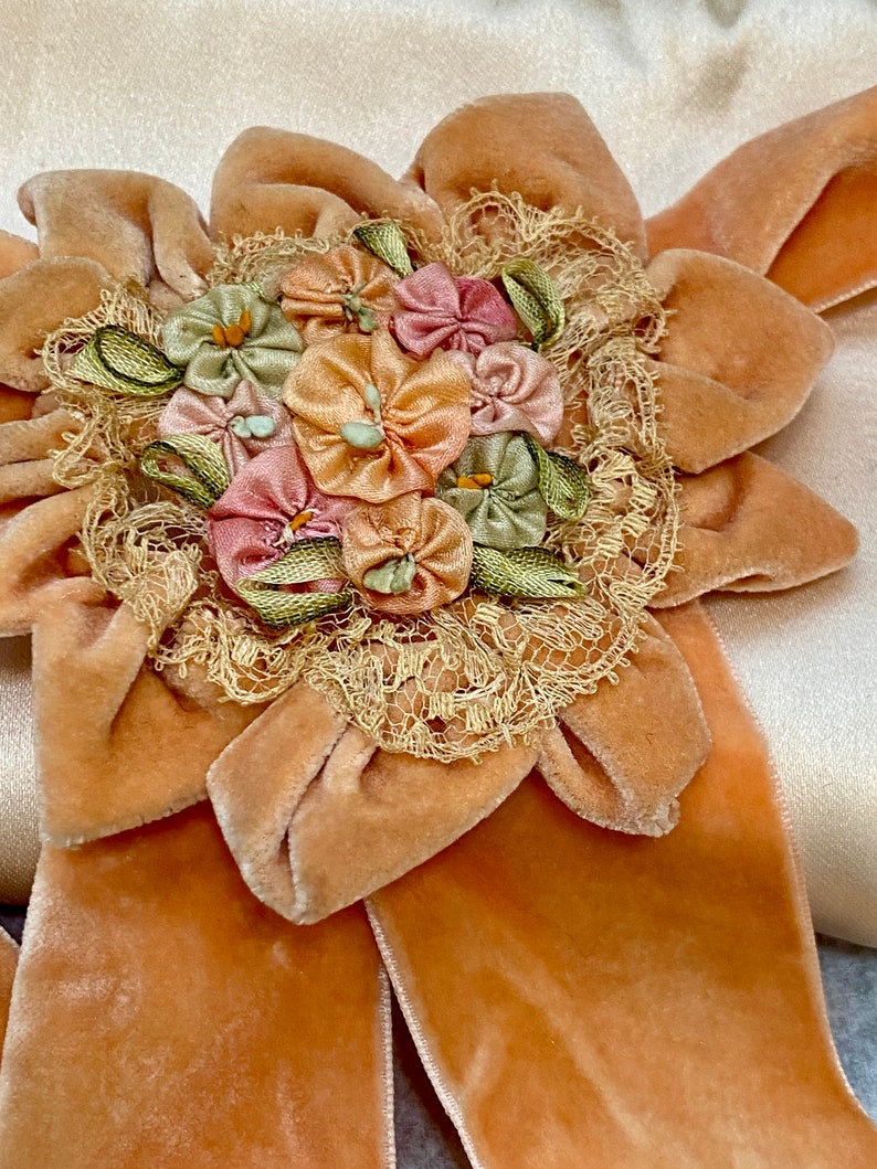 Breathtaking Antique Authentic Ribbon Work Authentic 1910 - Etsy