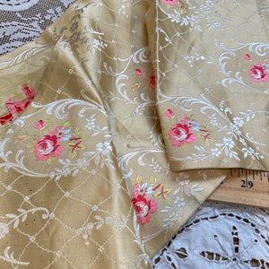 Antique silk ribbon authentic 1800s