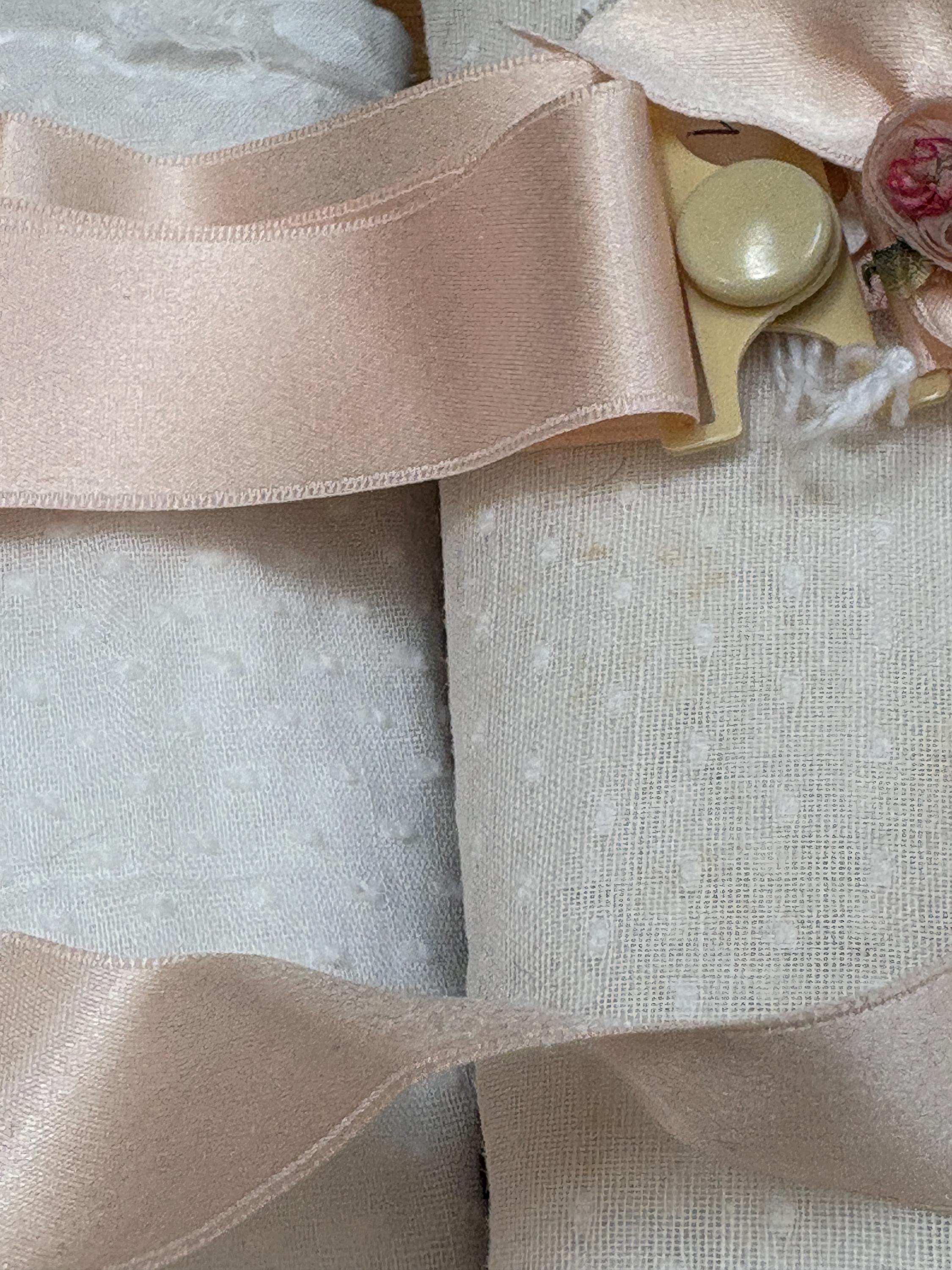 Exceptional Antique Authentic Ribbon Work Straps for Linens - Etsy