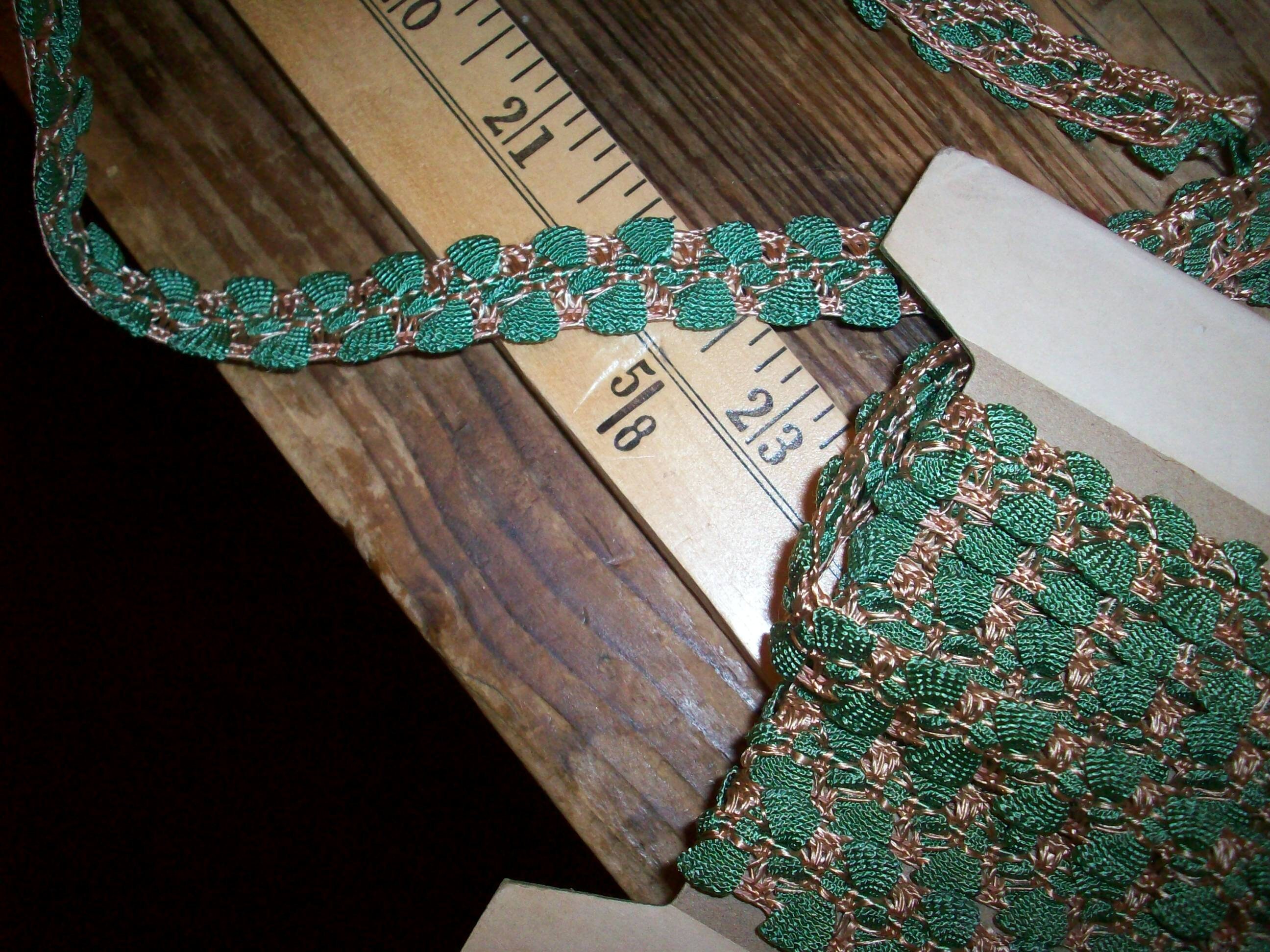 Rare Antique Authentic Ribbon Work Ribbon Two-tone - Etsy