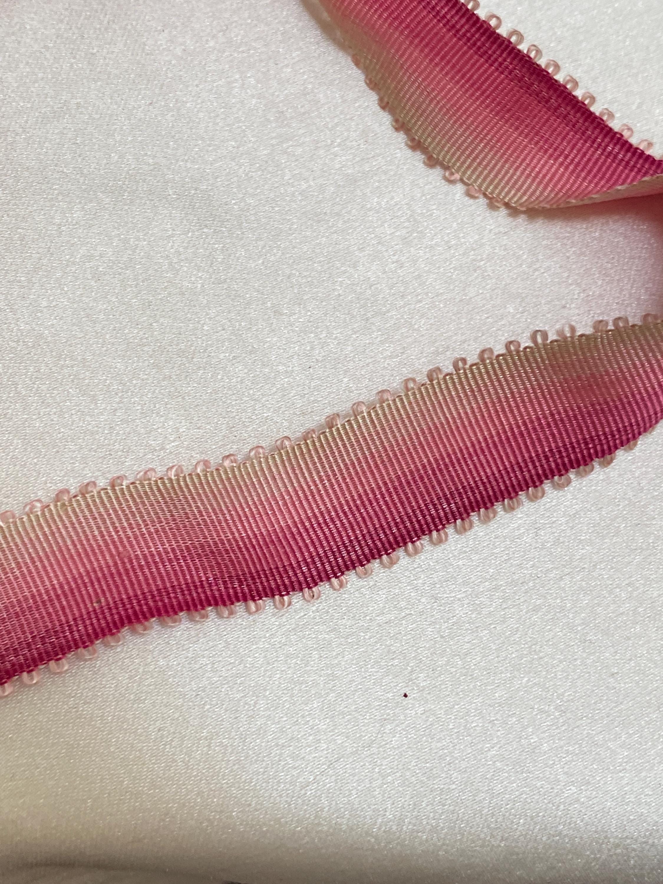 Antique Authentic Ribbon Work Silk 1/2