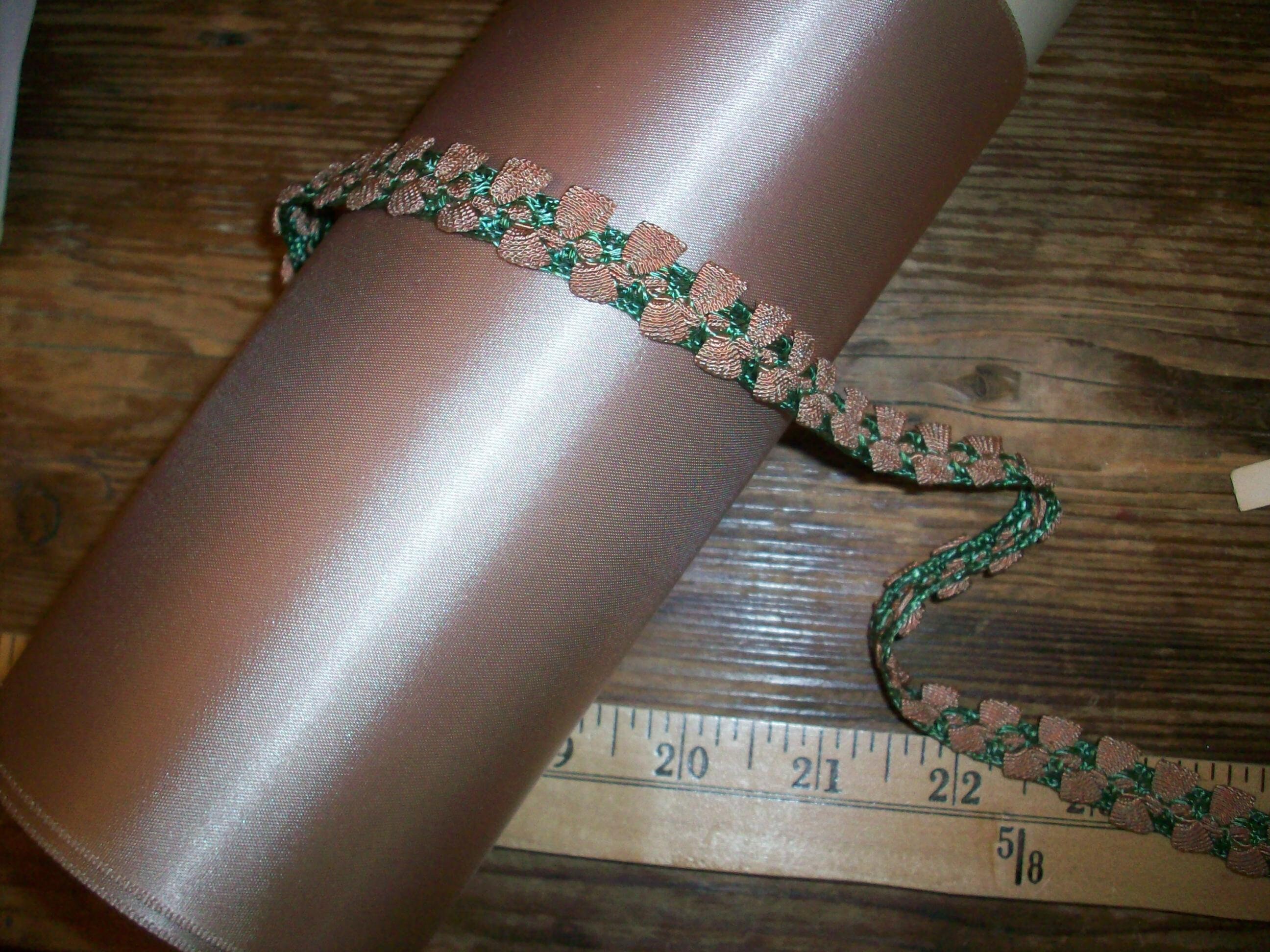 Rare Antique Authentic Ribbon Work Ribbon Two-tone - Etsy