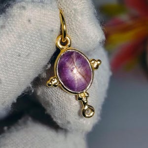Anillo de estrella de rubí 100% natural, oro macizo de 14k, anillo de estrella de rubí, anillo de oro, anillo de regalo de aniversario, regalo minimalista, regalo para ella.