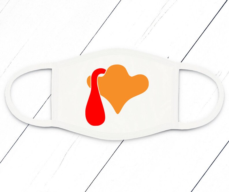 Turkey Beak For Face Mask SVG 5 File Types Silhouette Etsy