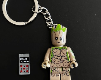 Groot Guardians of the Galaxy Keychain | Handmade Keyring | Collectable Bag Charm