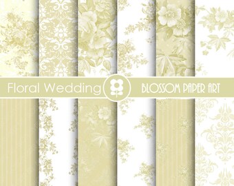 Carta digitale, matrimonio carta digitale Pack, Vintage Rose Wedding, matrimonio, Scrapbooking, VIntage Rose - INSTANT DOWNLOAD - 1697