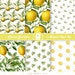 LEMON Digital Paper, Lemonade Printable Collage Sheet for Scrapbooking ...
