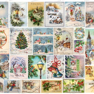 Vintage Christmas Cards, Christmas Ephemera, Christmas Vintage Cards ...
