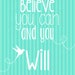 Printable Poster Quotes Typography Turquoise Birds Digital Download ...