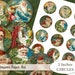 Vntage Chrstmas Dgtal Collage Sheet 1 Nch Round - Etsy