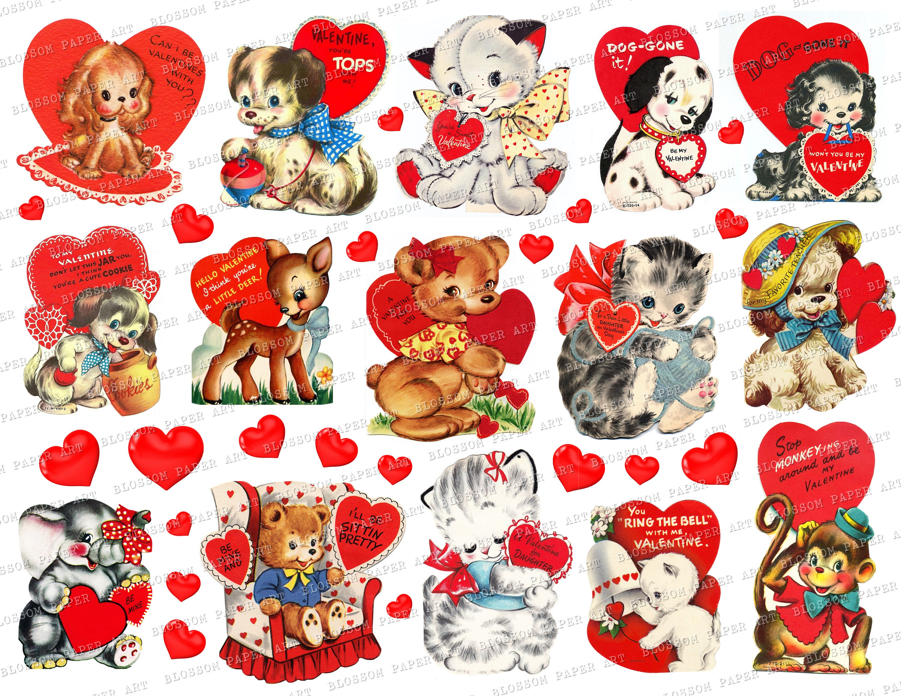 My Vintage Valentine 02 Little Stickers 01