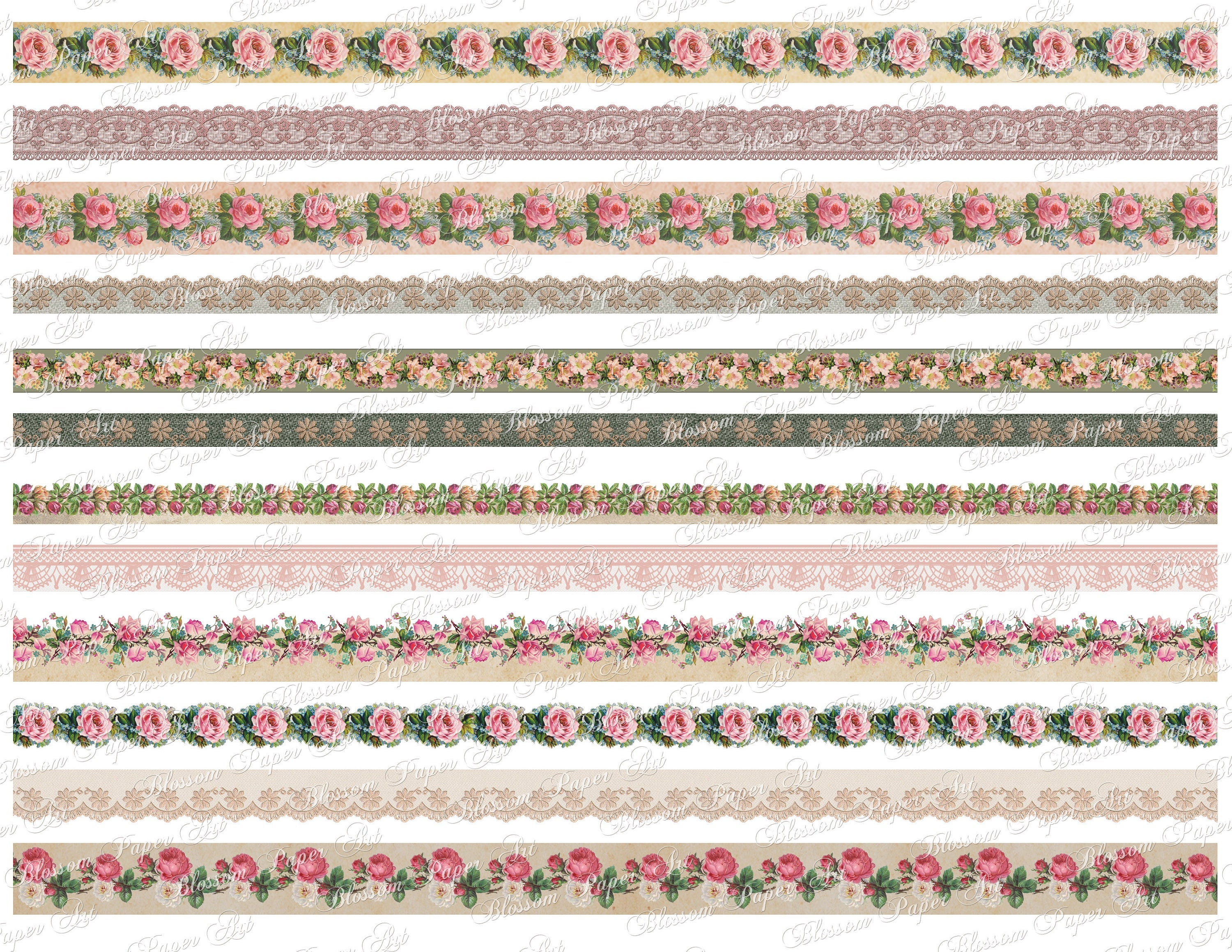 Bordes Vintage Puntillas Texturas para Scrapbook Rosas - Etsy España Bordes Vintage Puntillas Texturas para Scrapbook Rosas - Etsy España