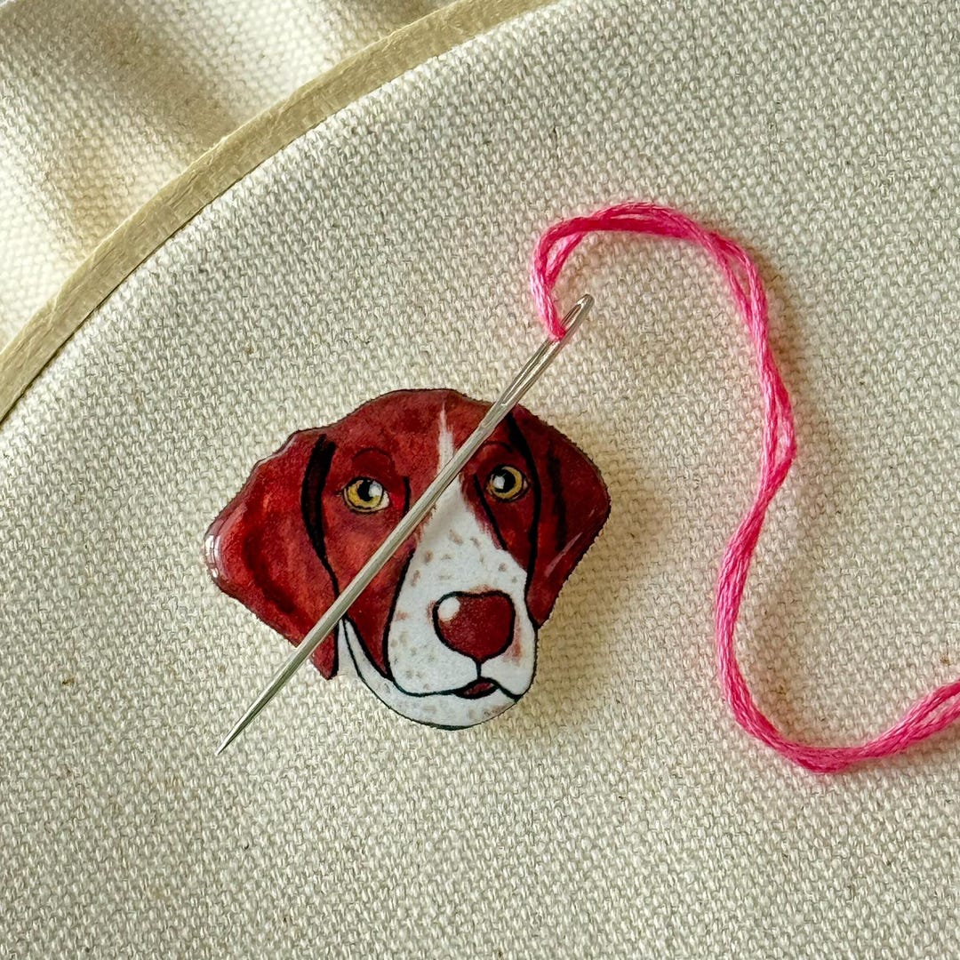 German Shorthaired Pointer Needle Minder: Magnetic Embroidery Tool ...