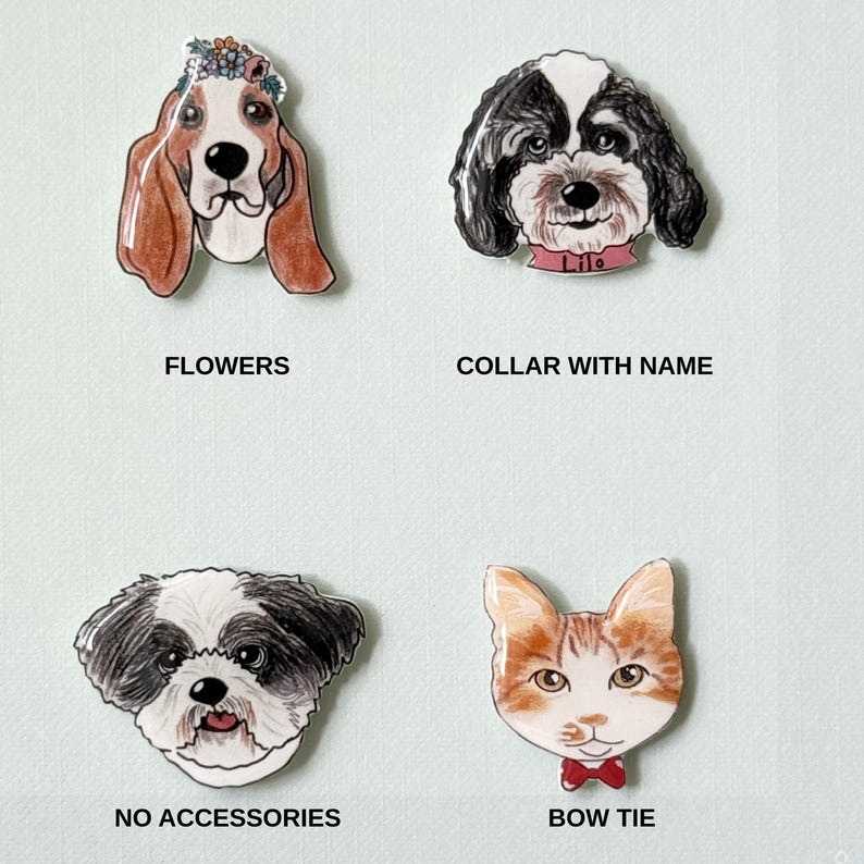 Custom Pet Needle Minder Personalized Dog Cat Needle Holder Sewing Keeper Tool Embroidery Quilting Gift for Hobby Lovers Workspace Organizer image 11
