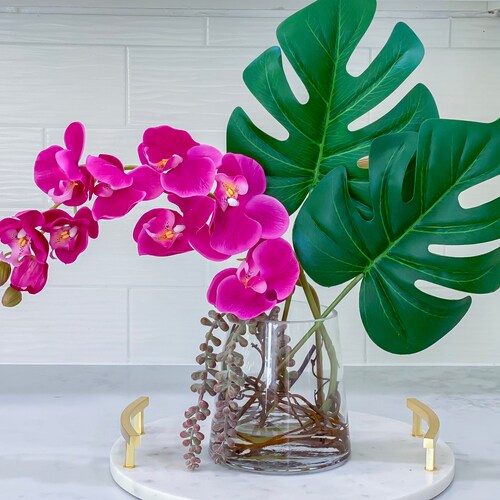 20 Large REAL TOUCH Orchid Arrangementorchid Centerpiece Etsy