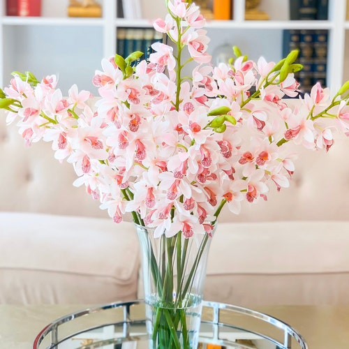 24 Large Real Touch Flower Arrangementreal Touch Etsy