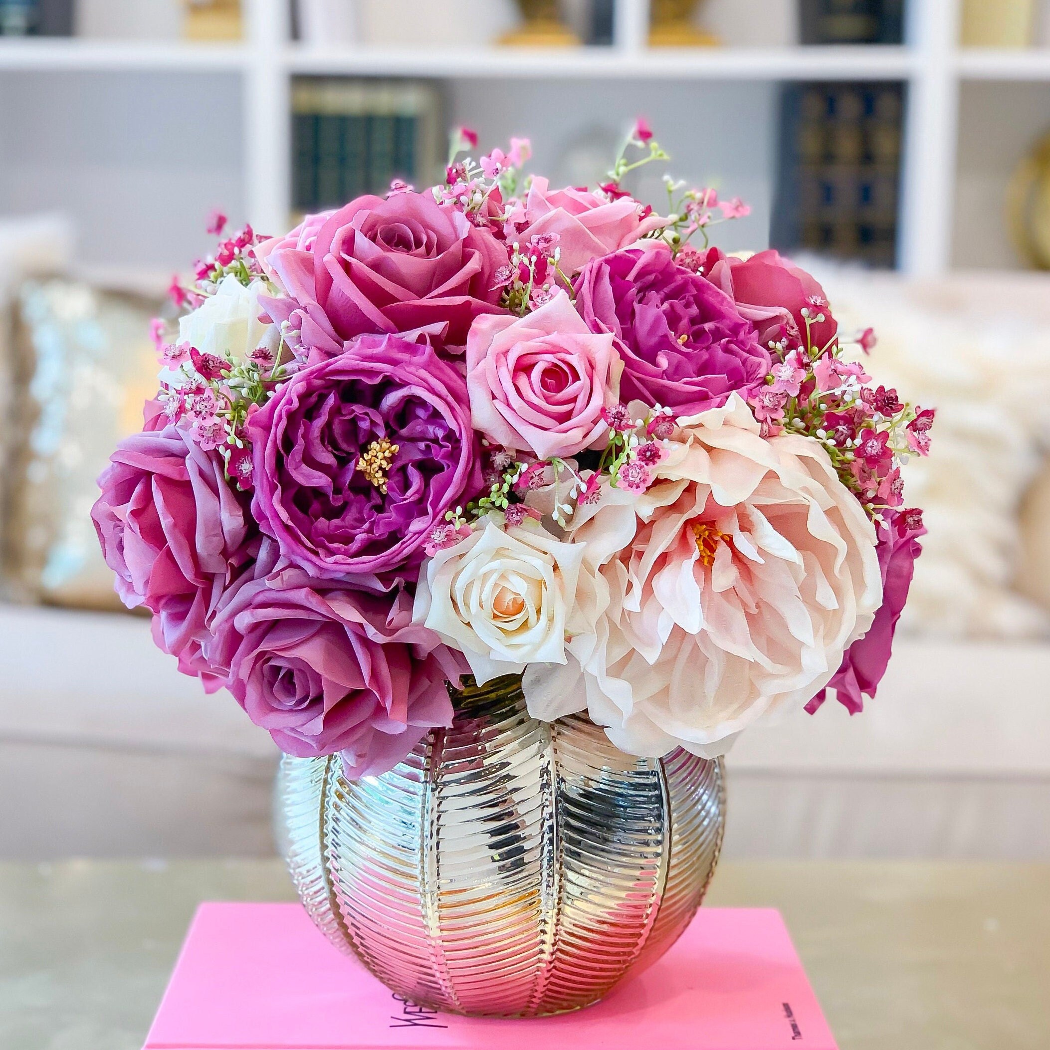 ペーパークイリング＊アロマストーン《イエロー花瓶》