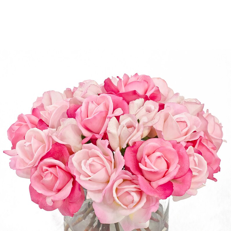 Centerstage Roses Large Real Touch Centerpiece-large Roses Arrangement-rose Table ...