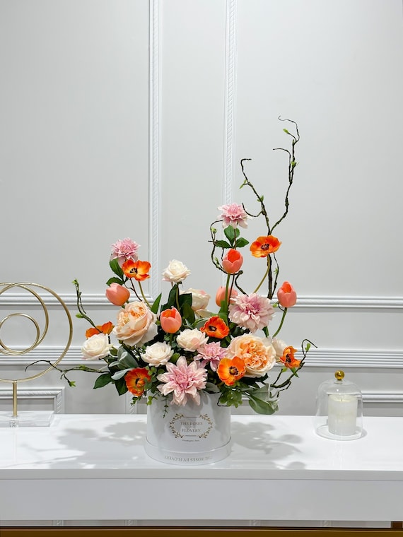 X large Luxurious Real Touch Floral Artificial Arrangement Faux