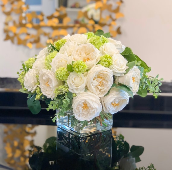 XX Large Real Touch Centerpiece large Real Touch Roses Arrangement