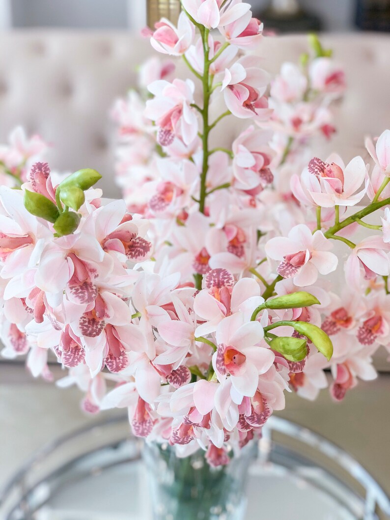 24 Large Real Touch Flower Arrangementreal Touch Etsy