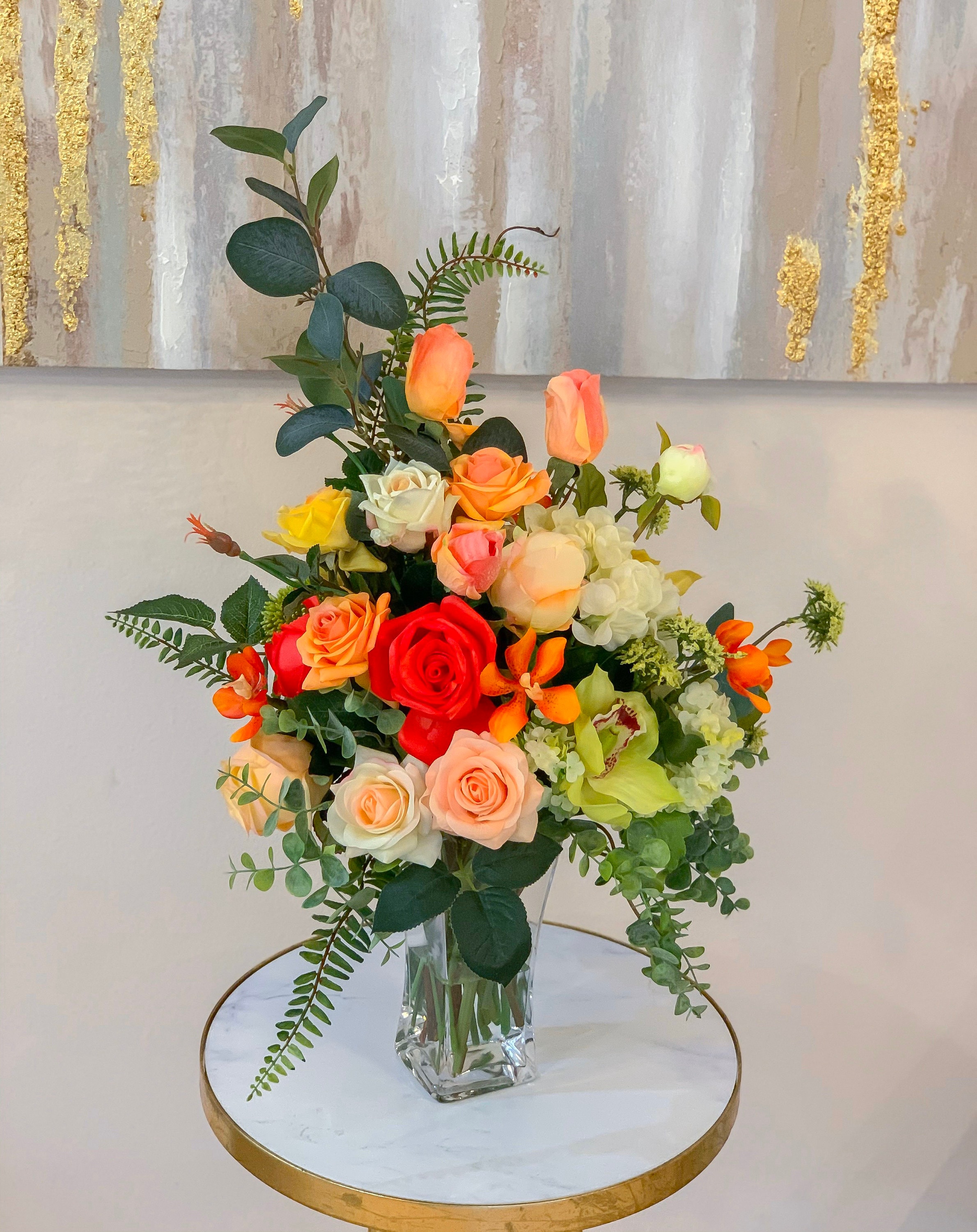 Kenzan A Forma Di Ventaglio Verdant Touch - Supporto Per Fiori Con Aghi In Rame, Base In Gomma - Foto 9