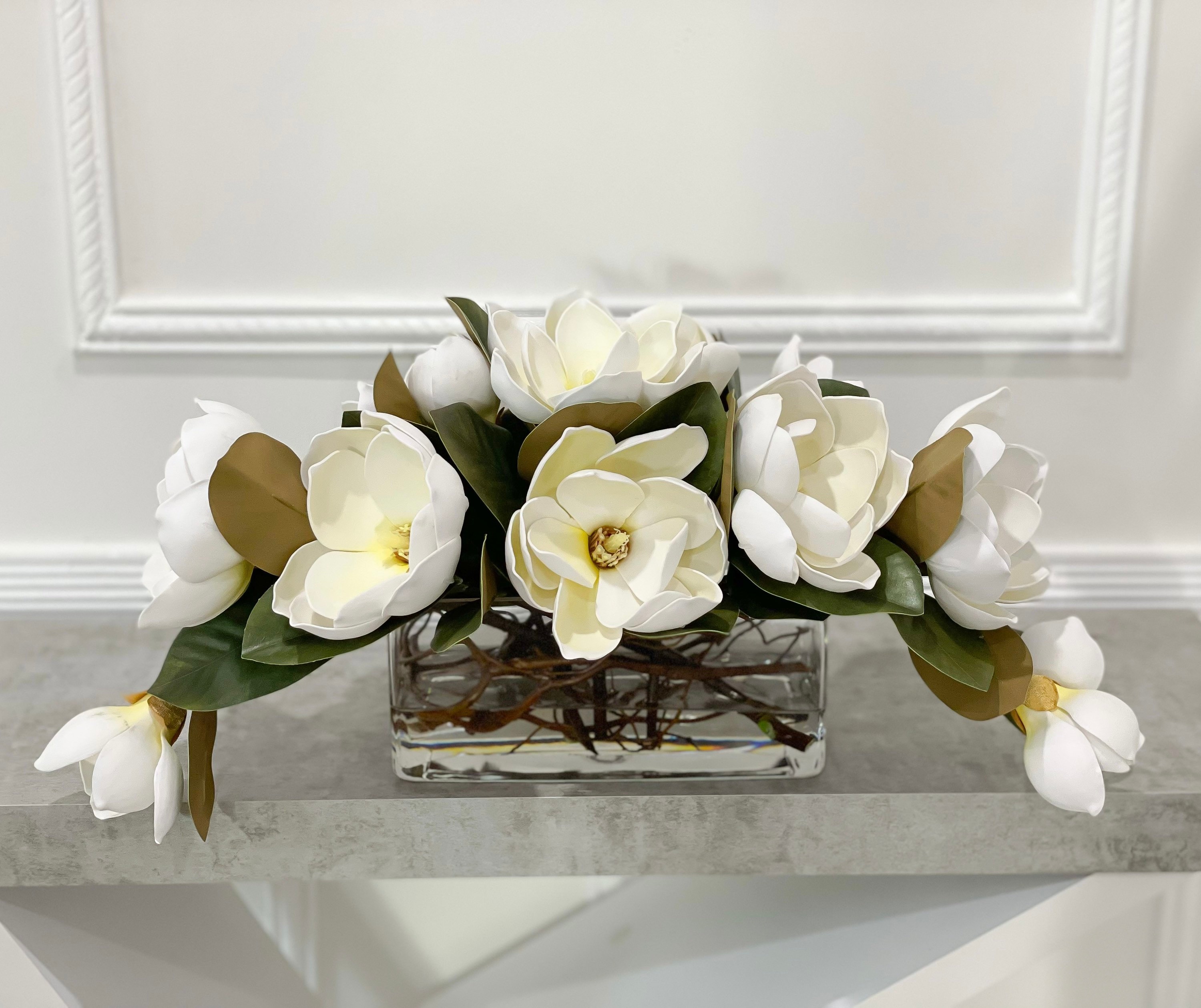 Winter French Elegant Real Touch Artificial Flower Arrangement