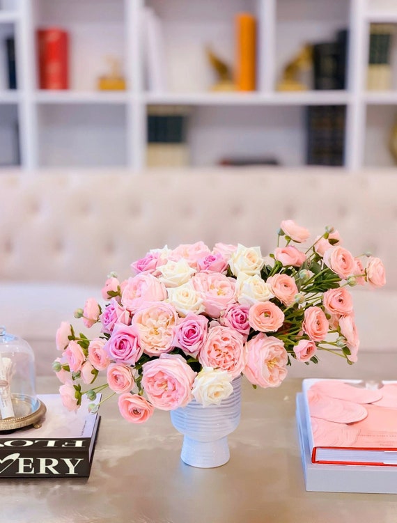 Large pink cheap artificial flowers