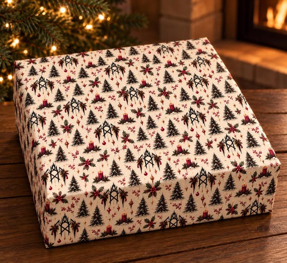Sleep Token Logo Christmas Wrapping Paper | Multiple Lengths Available