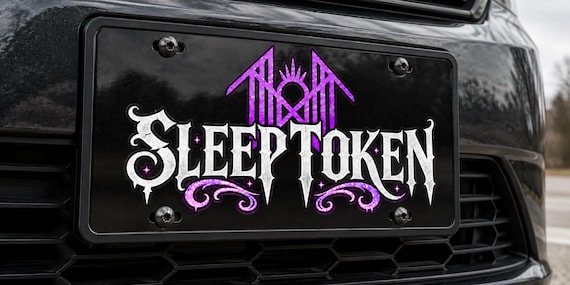 Sleep Token Vanity Plate | Purple