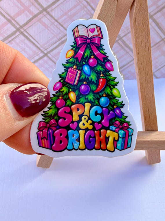 Spicy Holiday Reading Sticker