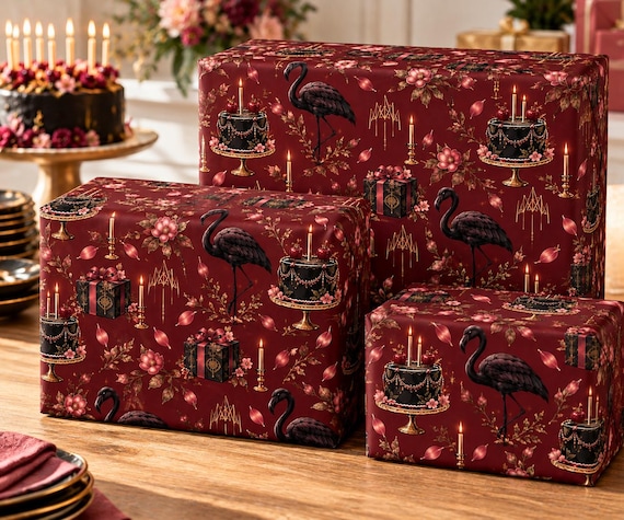 Sleep Token Inspired Birthday Wrapping Paper | Multiple Lengths Available