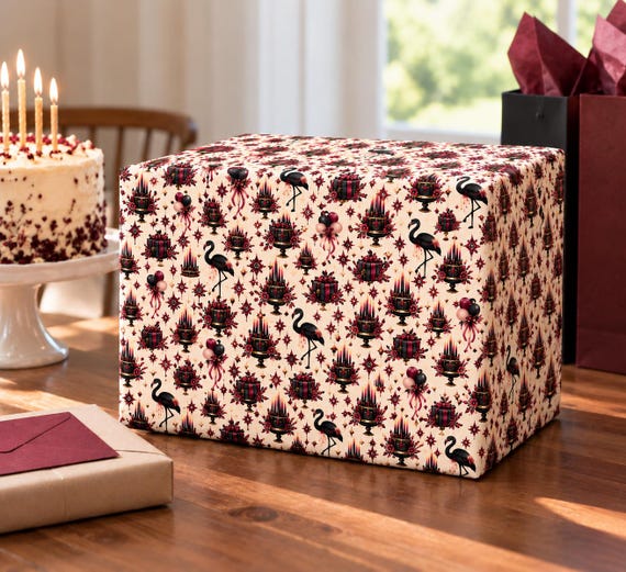 Sleep Token Inspired Birthday Wrapping Paper | Multiple Lengths Available