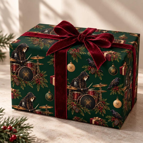 Sleep Token II Christmas Wrapping Paper | *Multiple Lengths Available*