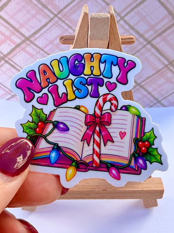 Naughty List Sticker | Holiday Reader Sticker