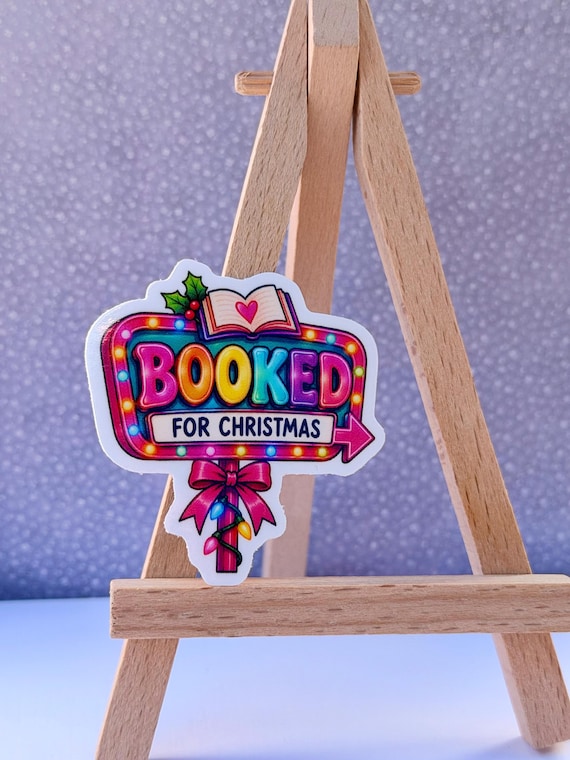 Booked For Christmas Sticker | Reader Sticker