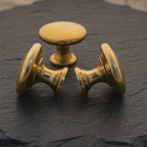 Vintage Brass Furniture Knobs for Dressers, Cabinets and Wardrobes
