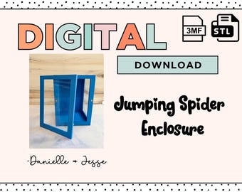 Jumping Spider 3D Enclosure File / 3MF- und STL-Optionen