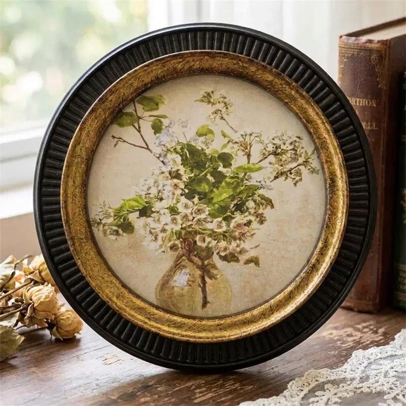 Rustic Frame Round 36 Inch Round Frame Ornate - Etsy