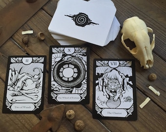 Animalis Os Fortuna Complete Tarot Deck and Companion Book - Second Edition