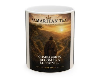Samaritan Tea™ Jericho Collection No. 6 Mug — Go and Do Likewise | 11 oz or 15 oz