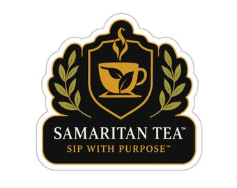 Samaritan Tea No. 01A-Heritage Crest Die-Cut Sticker