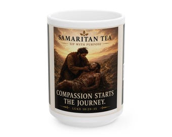 Jericho Collection No. 1 Mug (15 oz) — Compassion Starts the Journey