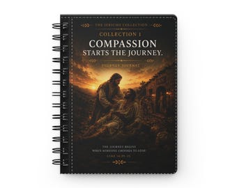 Samaritan Tea Journey Journal - Collection 1 | Compassion Starts the Journey | Spiral Prayer & Reflection Notebook | 150 Lined Pages