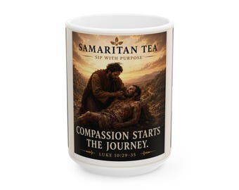Jericho Collection No. 1 Mug (15 oz) — Compassion Starts the Journey