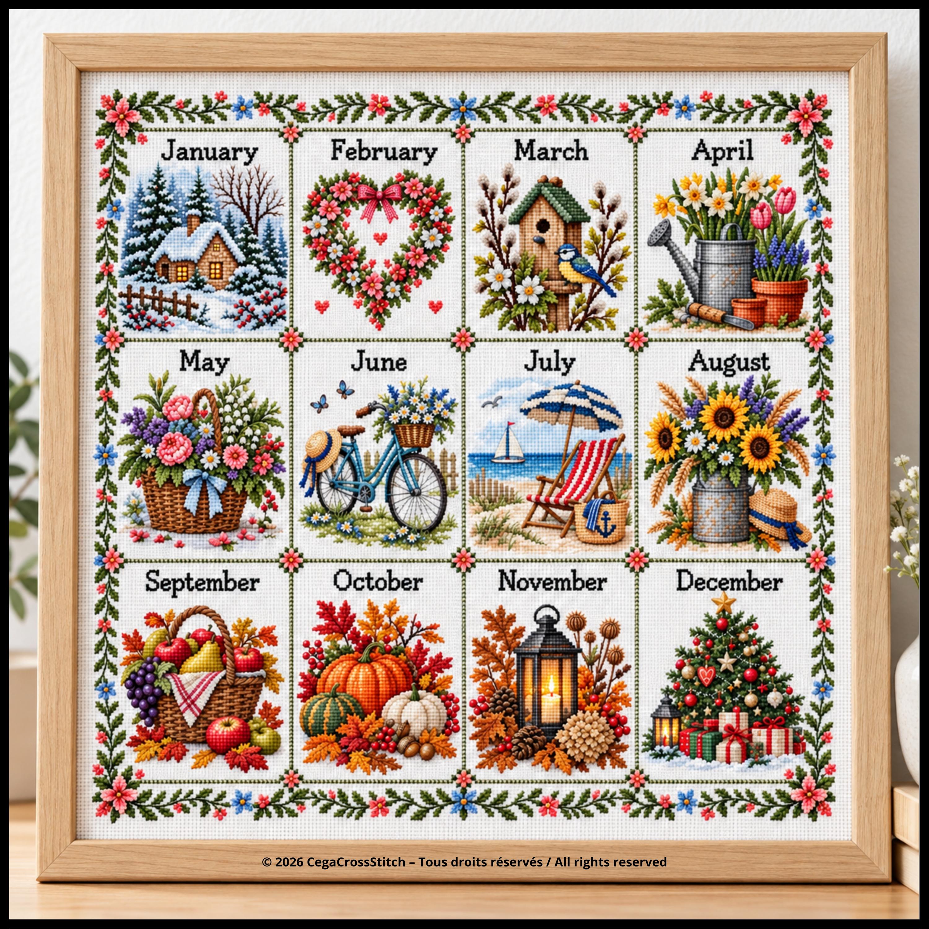 Vintage cross stitch - Etsy 日本