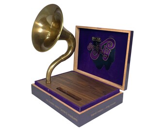 Super Fly Cigar Box Phone Amplifier, Acoustic iPhone Speaker S16
