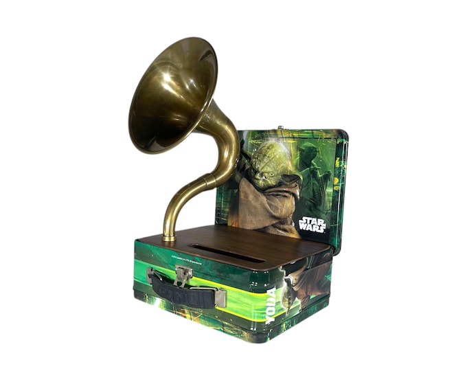 2010 Star Wars LunchBox Phone Amplifier, Acoustic iPhone Speaker, Lunch Box Speaker S13